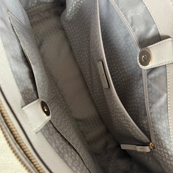 Kate Spade New York Charlotte Street Reena Tote Bag in Stone Ice Gray Purse - Picture 2 of 10